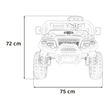 Pojazd Buggy 4-osobowy Champion Zielony