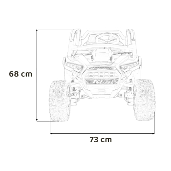 Pojazd Buggy 4x4 KCK Czerwony