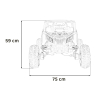 Pojazd Buggy ATV Defend 4x4 Fioletowy Licencja KUROMI