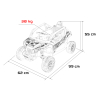 Pojazd Buggy Kawasaki TERYX KRX1000 Szary