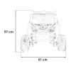 Pojazd Buggy Madman UTV-MX Biały