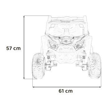 Pojazd Buggy Madman UTV-MX Czerwony