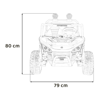 Pojazd Buggy SPEEDY 4x4 Biały