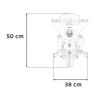 Pojazd Chopper INDIAN Biały motocykl dla dziecka