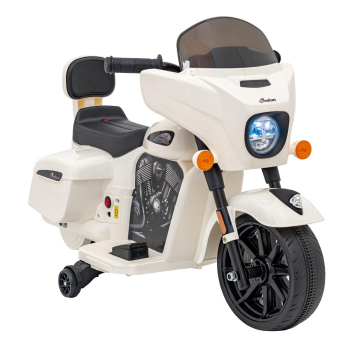 Pojazd Chopper INDIAN Biały motocykl dla dziecka