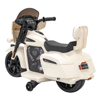 Pojazd Chopper INDIAN Biały motocykl dla dziecka