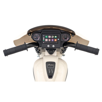 Pojazd Chopper INDIAN Biały motocykl dla dziecka