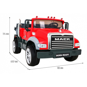 Pojazd Ciężarówka MACK Czerwona