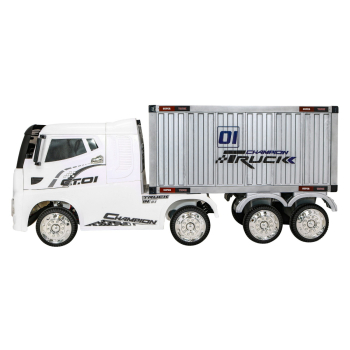 Pojazd Container Truck Biały+ Naczepa