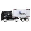 Pojazd Container Truck Czarny + Naczepa
