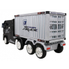 Pojazd Container Truck Czarny + Naczepa