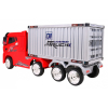 Pojazd Container Truck Czerwony + Naczepa