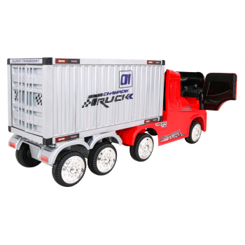 Pojazd Container Truck Czerwony + Naczepa