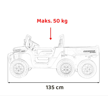 Pojazd Farmer Truck Speed 900 Niebieski