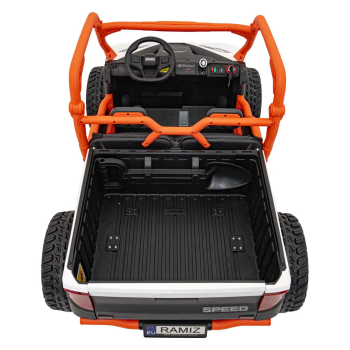 Pojazd Farmer Truck UTV Racing Biały