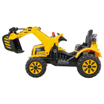 Pojazd Koparka Traktor Żółta