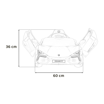 Pojazd Lamborghini Revuelto Szary