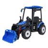 Pojazd MEGA Traktor D68 Z Przyczepką Niebieski