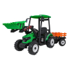 Pojazd MEGA Traktor D68 Z Przyczepką Zielony