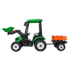 Pojazd MEGA Traktor D68 Z Przyczepką Zielony