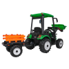 Pojazd MEGA Traktor D68 Z Przyczepką Zielony
