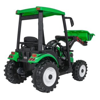 Pojazd MEGA Traktor D68 Z Przyczepką Zielony