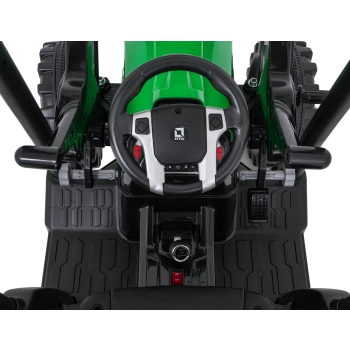 Pojazd MEGA Traktor D68 Z Przyczepką Zielony