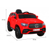 Pojazd Mercedes BENZ M-Class Czerwony
