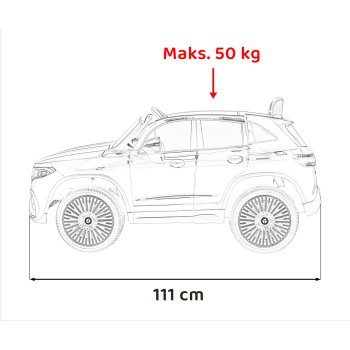 Pojazd Mercedes Benz EQA 250 Biały
