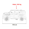 Pojazd Mercedes Benz MAYBACH G650 STRONG Biały