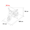 Pojazd Motor HONDA CFR450R Czerwony