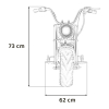 Pojazd Motorek Chopper Warrior Czerwony