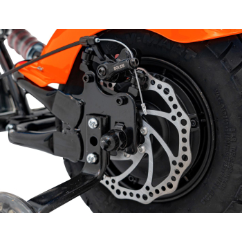 Pojazd Motorek Chopper Warrior Pomarańczowy