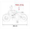 Pojazd Motorek Future 88 Biały