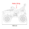 Pojazd OFF ROAD Speed Biały
