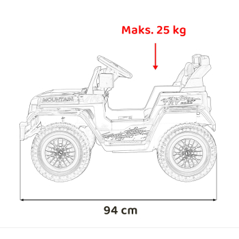 Pojazd Off Road MOUNTAIN Zielony