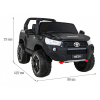 Pojazd Pickup Toyota Hilux Czarna