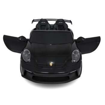 Pojazd Porsche 911 GT3 Czarny, wyścigowy samochód dla dzieci