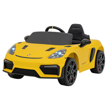 Pojazd Porsche Spyder RS 718 Żółty samochód sportowy