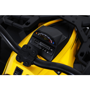 Pojazd Quad ATV Power Żółty