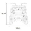 Pojazd Quad ATV Robust 01 Czarny