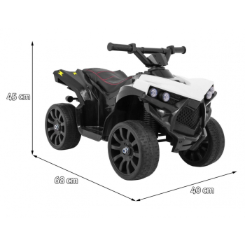 Pojazd Quad NAVI Bialy