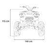 Pojazd Quad Spalinowy 200CC MONSTER Zielony