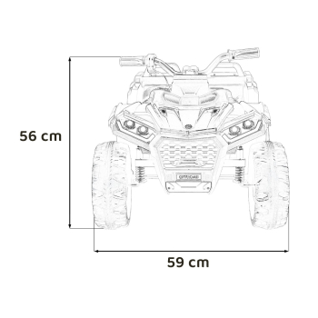Pojazd Quad Sport TX ATV Biały