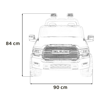 Pojazd RAM 3500 Czarny