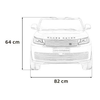 Pojazd Range Rover SUV Lift Czerwony