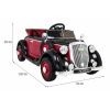 Pojazd Retro Audi Horch 930V Czerwony