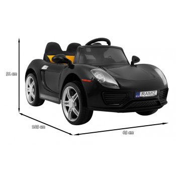 Pojazd Roadster Czarny