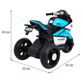Pojazd SUPER Motorcycle Niebieski