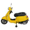 Pojazd Skuter Vespa ROMA Żółty